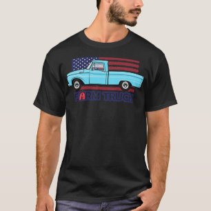 Blauer LKW T-Shirt