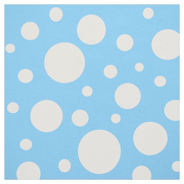 Blauer Löffelstoff Stoff (Muster)