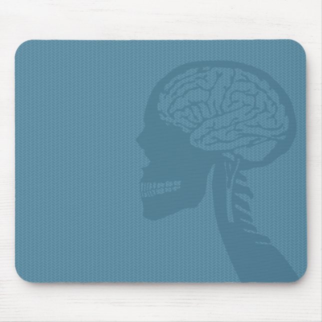 Blauer Logiker Mousepad (Vorne)