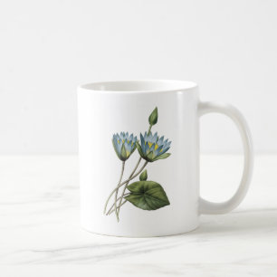 blauer Lotos (Nymphaea caerulea) durch Redouté Kaffeetasse