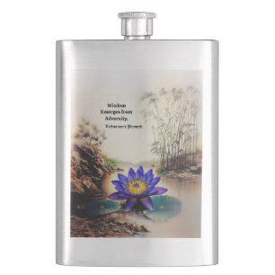 Blauer Lotus aus Muddy Waters (Vietnamesisch) Flachmann