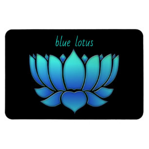 Blauer Lotus - Magnet