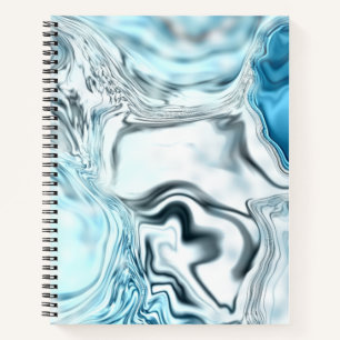 Blauer Luminanz Notizbuch