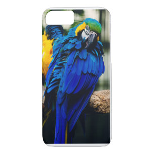 Blauer Macaw-Papagei, exotischer tropischer Vogel Case-Mate iPhone Hülle