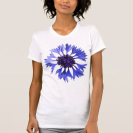 Blauer Maisblume T-Shirt