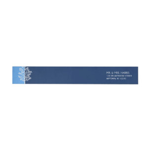 Blauer Marinebaum Bar Mitzvah