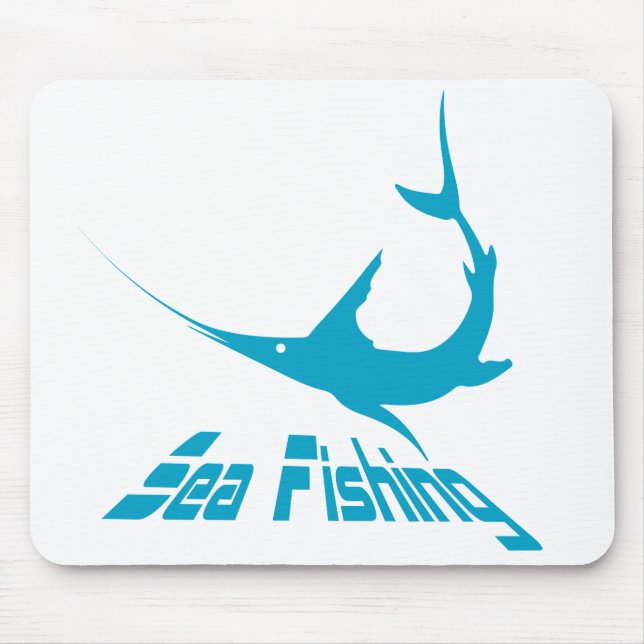 Blauer Marlin Mousepad (Vorne)