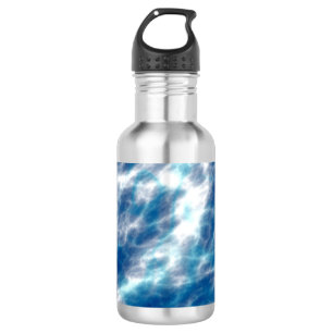 Blauer Marmor Edelstahlflasche