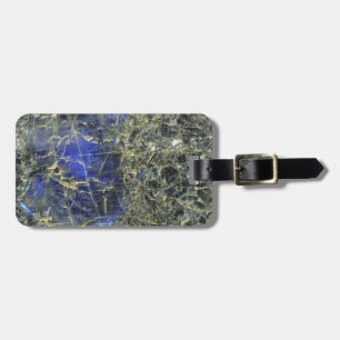 Blauer Marmor Gepäckanhänger