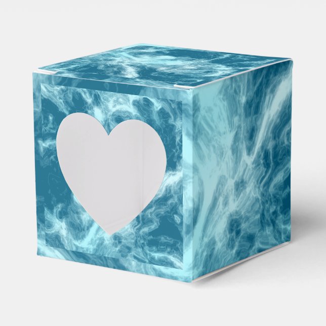 Blauer Marmor Geschenkschachtel (Vorderseite)