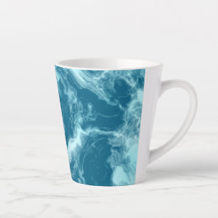 Blauer Marmor Milchtasse