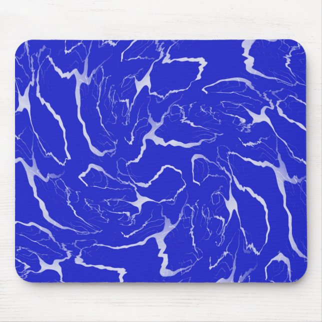 Blauer Marmor... Mousepad (Vorne)