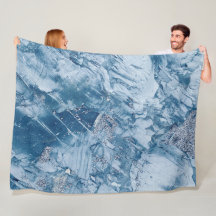 Blauer Marmor und Glitzer