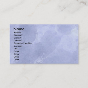 Blauer Marmor Visitenkarte