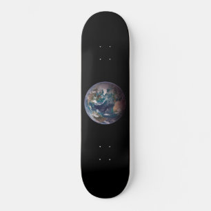 Blauer Marmorboden (Western Hemisphäre) Skateboard