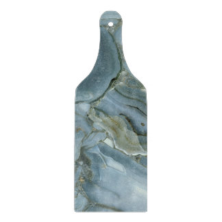 Blauer Marmoreffekt Schneidebrett