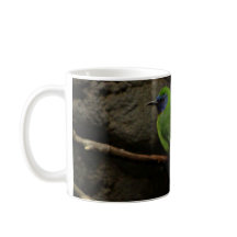 Blauer Maskade Leafbird-Tasse
