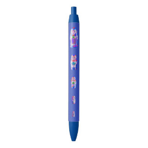 Blauer Matryoshka russischer Puppen-Stift Kugelschreiber