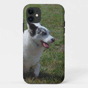Blauer Merle Corgi-Hund Case-Mate iPhone Hülle