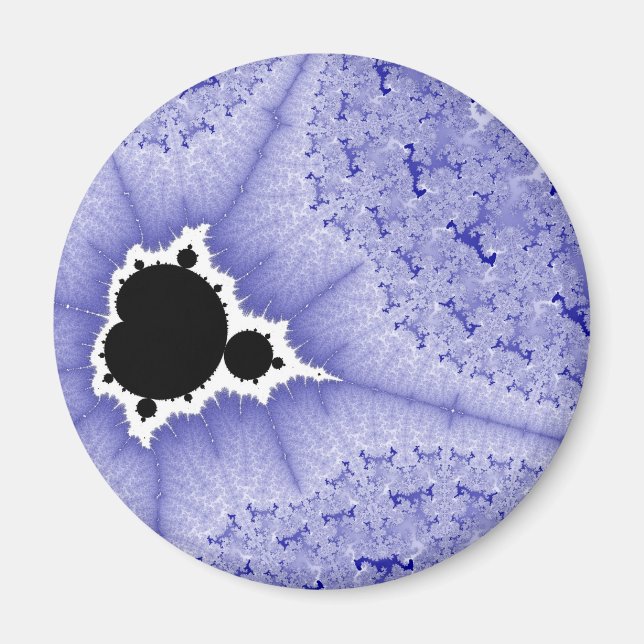 Blauer Mini-Brot-Magnet Magnet (Vorne)
