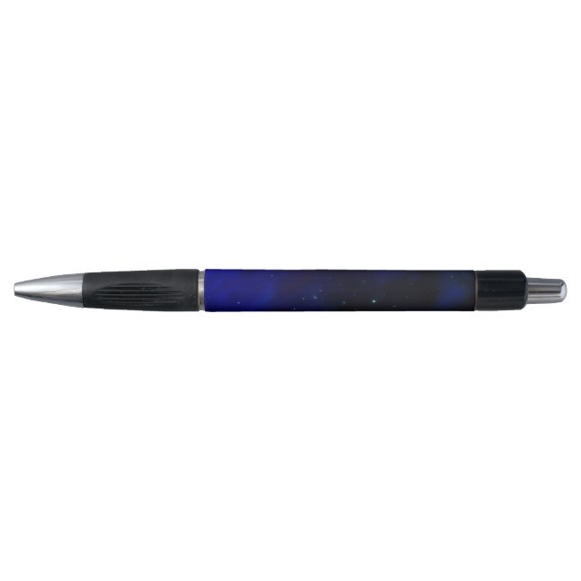 Blauer Mitternachtshimmel mit Sternen Kugelschreiber (Vorderseite)