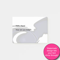 Blauer Mond: Abstrakt Blau, Weiß und Schwarz