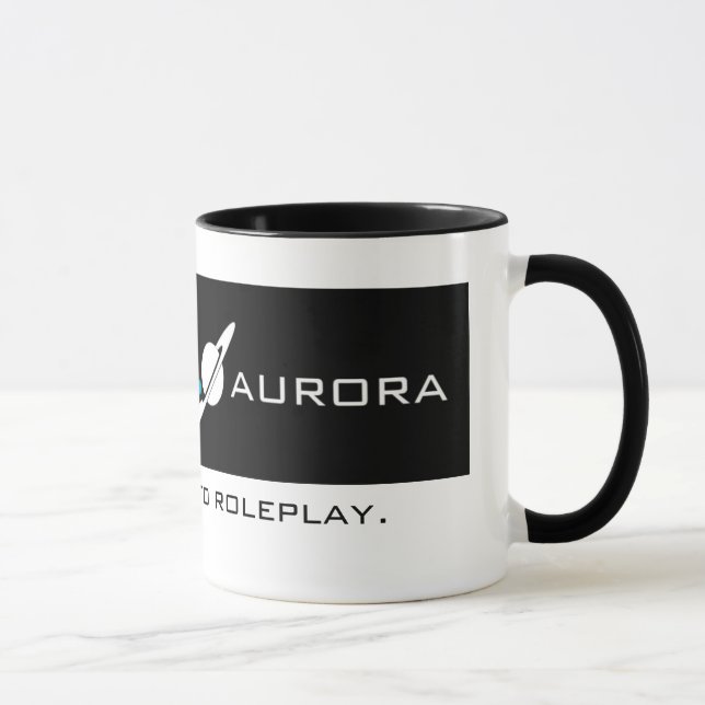 Blauer Mond-Aurora-Tasse Tasse (Rechts)