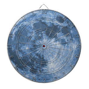 Blauer Mond Dartscheibe