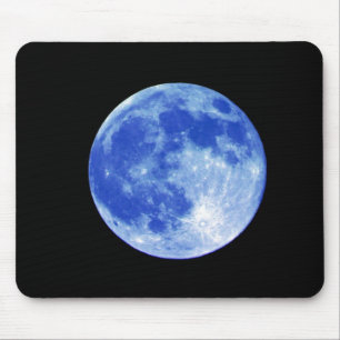 Blauer Mond Mousepad