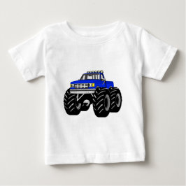 BLAUER MONSTER-LKW BABY T-SHIRT