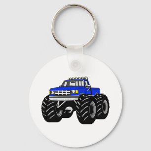 BLAUER MONSTER-LKW SCHLÜSSELANHÄNGER