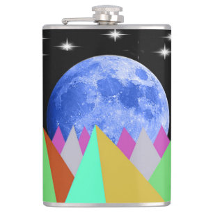 Blauer Moon Hip Flask Flachmann