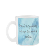 BLAUER MOON MOTIVIEREND QUOTEN KAFFEE TASSE
