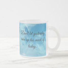 BLAUER MOON MOTIVIEREND QUOTEN KAFFEE TASSE
