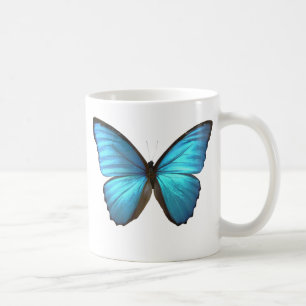 Blauer Morpho Schmetterling Wings Tasse
