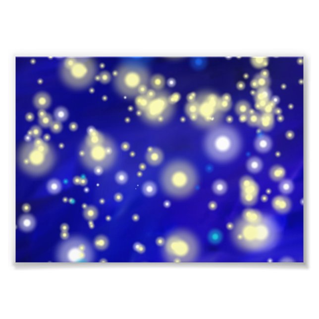 Blauer Nachthimmel 32,2 Fotodruck (Vorne)