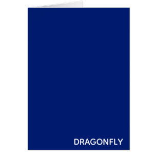 Blauer Name der Libelle