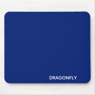 Blauer Name der Libelle Mousepad