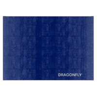 Blauer Name der Libelle