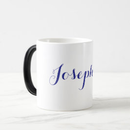 Blauer Name Josephine Morphing Tasse