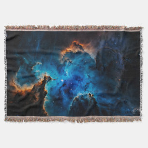 Blauer Nebel Wolken AI Konzept Kunst von Xzendor7 Decke