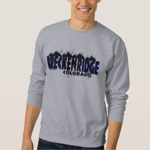 Blauer NeonSchmutz Breckenridge Colorado Sweatshirt