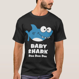 blauer niedlicher reizender Haifisch Babyhaifisch T-Shirt