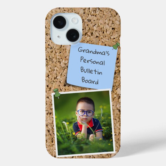 Blauer Notizblock-Vorlagenbenutzerdefinierten Foto Case-Mate iPhone Hülle (Rückseite)