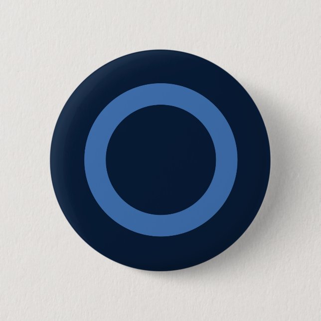 Blauer November | Blue November Button (Vorderseite)