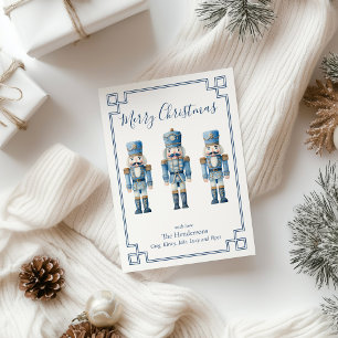 Blauer Nussknacker Weihnachten