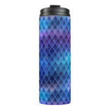 Blauer Ombre und Glitzer Dragon Scales