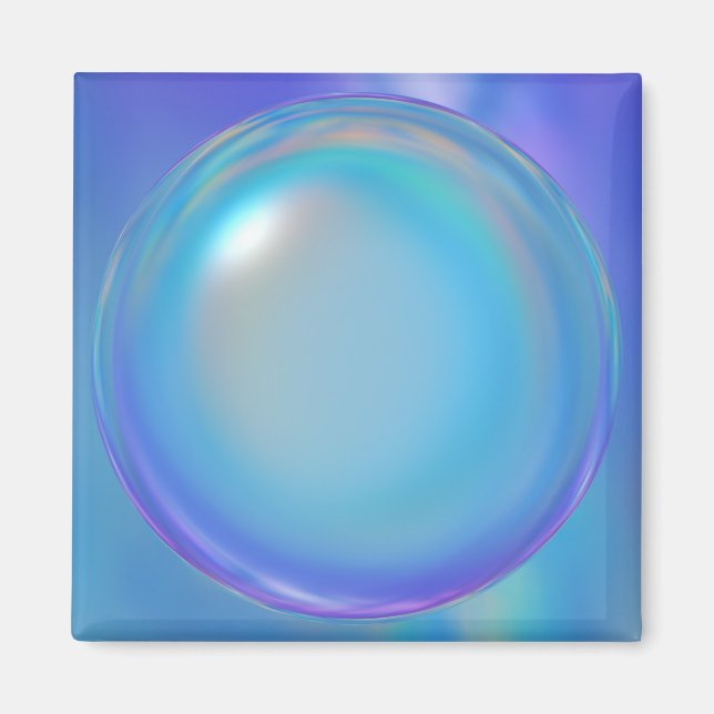 Blauer Orb Magnet (Vorne)