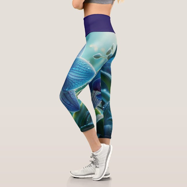 Blauer Orchid Capri Leggings (Links)