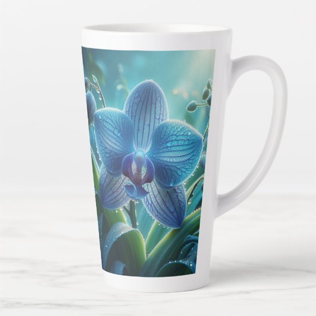 Blauer Orchid Milchtasse (Rechts)
